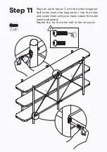 Preview for 14 page of BROSA Dominic Wide Bookcase Assembly Manual