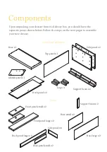 Preview for 2 page of BROSA Edgar Dresser Assembly Manual