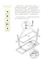 Preview for 4 page of BROSA Elizabeth Console Table Assembly Manual