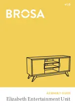 BROSA Elizabeth Entertainment Unit Assembly Manual preview