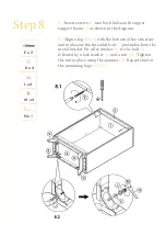 Preview for 9 page of BROSA Elizabeth Low Bookcase Assembly Manual