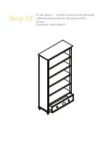 Preview for 12 page of BROSA Enzo Large Bookcase Assembly Manual