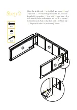 Preview for 4 page of BROSA Enzo Small Bookcase Assembly Manual