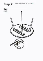 Preview for 5 page of BROSA Frank Round Dining Table Assembly Manual