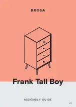 Preview for 1 page of BROSA Frank Tall Boy Assembly Manual