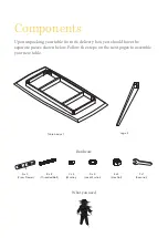 Preview for 2 page of BROSA Hans 215cm Dining Table Assembly Manual