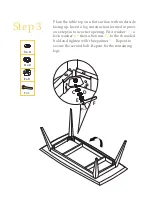 Preview for 4 page of BROSA Hans 215cm Dining Table Assembly Manual