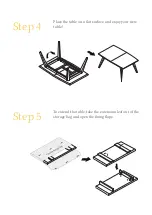 Preview for 5 page of BROSA Hans 220cm Extendable Dining Table Assembly Manual