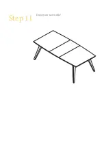 Preview for 10 page of BROSA Hans 220cm Extendable Dining Table Assembly Manual