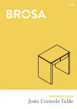 BROSA Josie TV Unit Assembly Manual preview