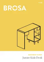 Preview for 1 page of BROSA Junior Kids Desk Assembly Manual