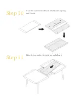 Preview for 8 page of BROSA Kaneko Extendable Dining Table Assembly Manual