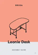 Preview for 1 page of BROSA Leonie Desk Assembly Manual