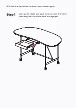 Preview for 12 page of BROSA Leonie Desk Assembly Manual