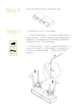 Preview for 3 page of BROSA Mia Console Table With Drawers Assembly Manual