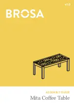 Preview for 1 page of BROSA Mita Coffee Table Assembly Manual