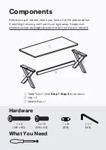 Preview for 3 page of BROSA Pampero Dining Table Assembly Manual