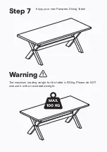 Preview for 10 page of BROSA Pampero Dining Table Assembly Manual