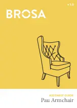 BROSA Pau Armchair Assembly Manual preview