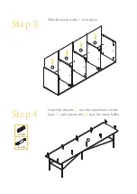 Preview for 6 page of BROSA Prato Sideboard Assembly Manual