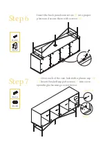 Preview for 8 page of BROSA Prato Sideboard Assembly Manual