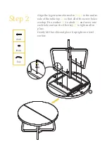 Preview for 4 page of BROSA Romulus Extendable Dining Table Assembly Manual