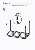 Preview for 7 page of BROSA Samui Outdoor Bar Table Assembly Manual