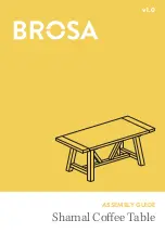 BROSA Shamal Coffee Table Assembly Manual preview