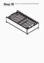 Preview for 18 page of BROSA Single Size Upholstered Gaslift Bed Base Assembly Manual