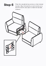 Preview for 10 page of BROSA Sloan Electric Loveseat Recliner Assembly Manual