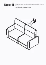 Preview for 15 page of BROSA Sloan Electric Loveseat Recliner Assembly Manual