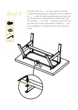 Preview for 5 page of BROSA Smeaton Large Outdoor Dining Table Assembly Manual