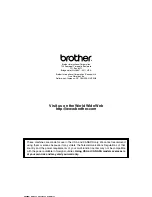 Preview for 291 page of Brother 5200c - MFC Color Inkjet User Manual