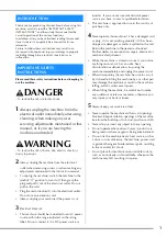 Preview for 3 page of Brother 882-W80 Operation Manual