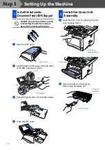 Preview for 5 page of Brother 8820D - MFC B/W Laser Quick Setup Manual