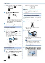 Preview for 50 page of Brother 885-E33 Operation Manual