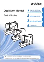 Brother 885-V58 Operation Manual preview