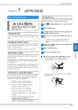 Preview for 105 page of Brother 888-G30 Operation Manual