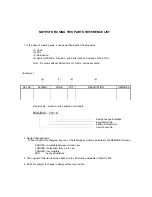 Preview for 2 page of Brother AX400 Parts Reference List