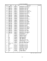 Preview for 20 page of Brother AX400 Parts Reference List