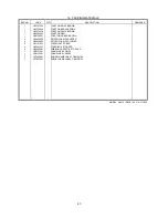 Preview for 62 page of Brother AX400 Parts Reference List