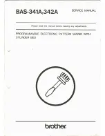 Brother bas 341A Service Manual preview