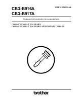 Brother CB3-B916A Service Manual preview