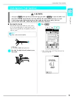 Preview for 36 page of Brother Computerized Sewing and Quilting Machine Operation Manual