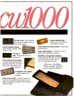 Preview for 3 page of Brother CW-1000 Brochure