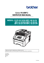 Preview for 1 page of Brother DCP-9010CN Service Manual