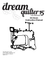 Brother Dream Quilter 15 Instruction Manual preview