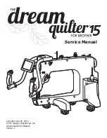 Brother Dream Quilter 15 Service Manual preview