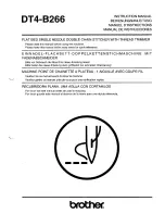 Brother DT4-B266 Instruction Manual preview