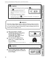 Preview for 25 page of Brother E-100M Operation Manual